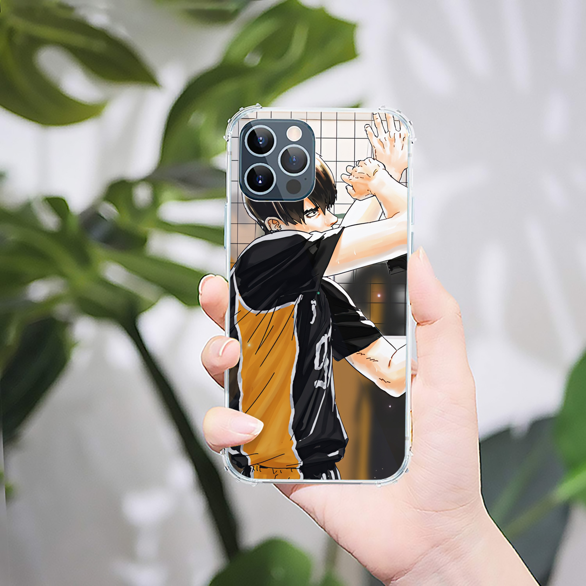 （画像用） ハイキュー!! Haikyu!! 【iPhone 12シリーズ対応】透明スマホケース（クリアソフトケース）